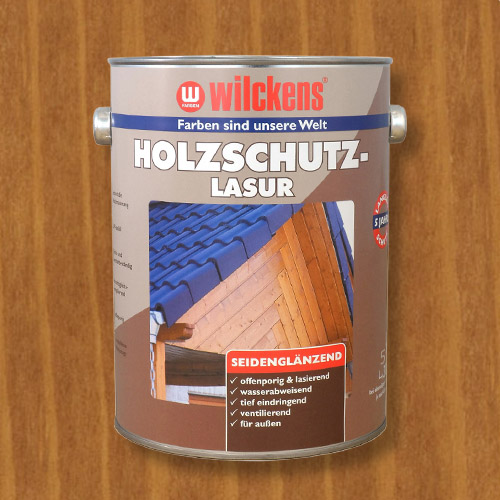 Wood Stain Protection Glaze 5 litres 7 colours Wilckens