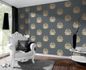 Room picture Wallpaper baroque classic anthracite Gloss Architects Paper 95861-5 3