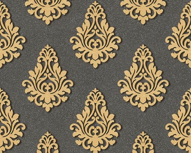 Article picture Wallpaper baroque textured black Gloss Architects Paper 95981-5
