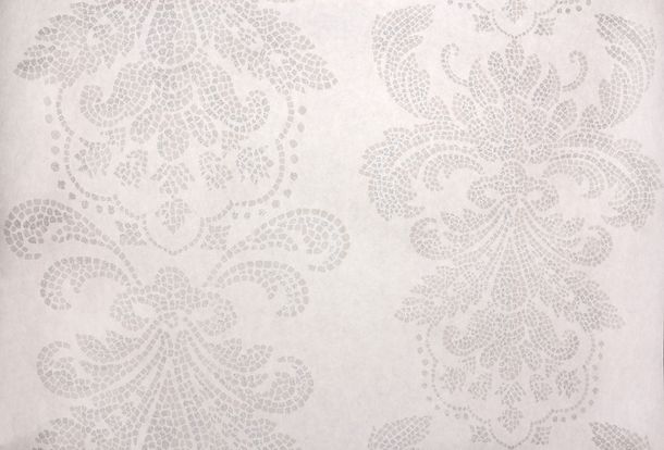 Wallpaper Fuggerhaus Byzantium baroque pearl white Glitter 4789-28