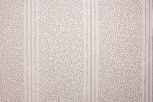 Wallpaper Fuggerhaus Byzantium stripes pearl white Glitter 4790-31
