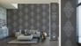 Room picture Textile Wallpaper baroque anthracite Architects Paper 31945-4 3