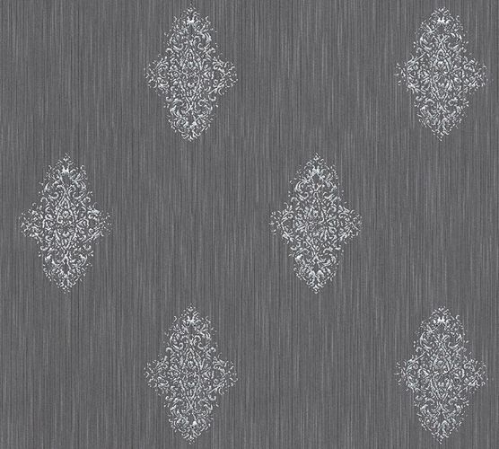 Article picture Textile Wallpaper ornament anthracite Architects Paper 31946-4