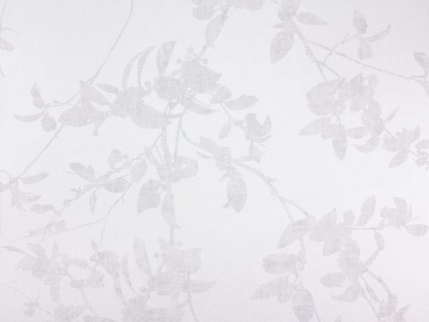 Detail picture Wallpaper Fuggerhaus Secret Garden leaf silver Metallic 4808-15