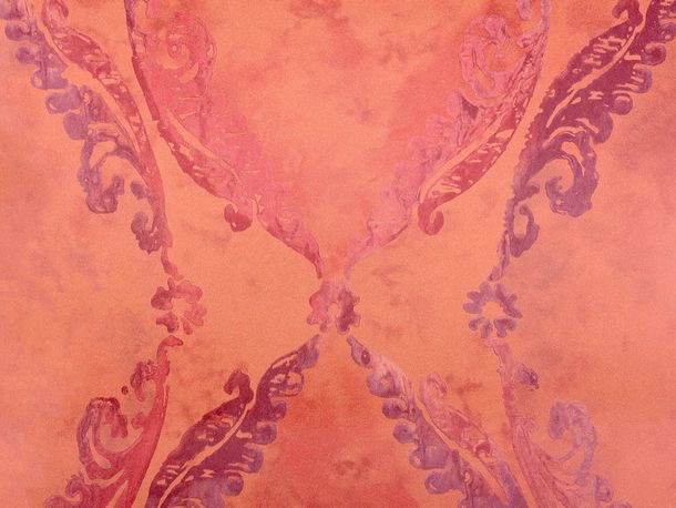 Article picture Wallpaper Fuggerhaus Secret Garden ornaments red 4811-02