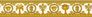 Wallpaper border Versace Home Medusa white gold 34305-2 1