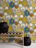room example wallpaper Versace Home plates design metallic 34901-1 3