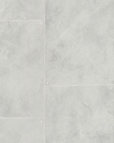 186749 Wallpaper cement style slab grey grey gloss Marburg Loft 59332