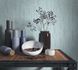 Wallpaper scratch style lines silver blue gloss Marburg 59340 3
