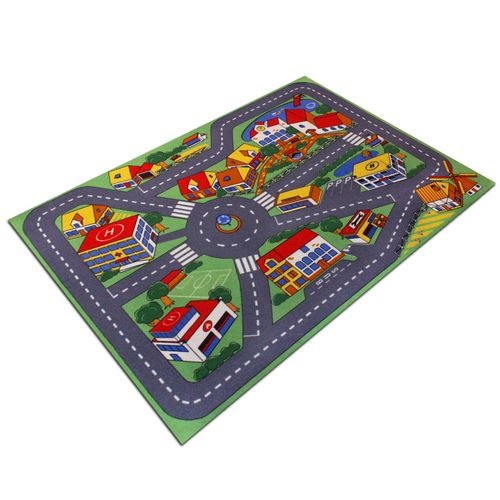 Carpet Cooz street city carpet colourful 95x133 cm