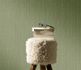 Non-woven wallpaper structured plain green 6309-36 5
