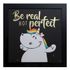 Unicorn Mural Chubby Unicorn Metallic Gloss Picture 50 x 50cm 1
