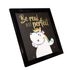 Side Unicorn Mural Chubby Unicorn Metallic Gloss Picture 50 x 50cm 2