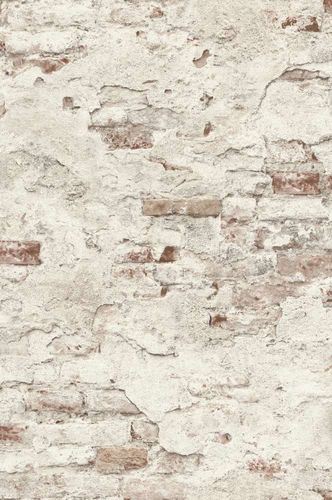 Wallpaper Rasch Factory natural stone design cream white 939309 