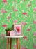 Kids Wallpaper Flamingos Leaves green pink Gloss 35980-2 5