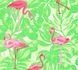 Article picture Wallpaper flamingo tropical neon-green pink metallic 35980-2 1