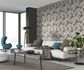 Room picture Non-woven Wallpaper Rasch Hotspot plain texture grey 804355 3