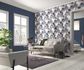 Room picture Vliestapete Rasch Hotspot Uni Struktur dunkelblau Tapete 804508 3