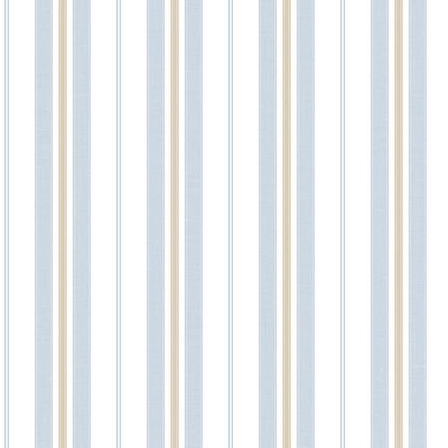 Kids Wallpaper stripes light blue Rasch Textil Favola 303233