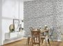 Wallpaper Neue Bude 2.0 stone bricks wall grey 36140-3 4