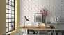 Article picture Wallpaper graphic vintage white red Erismann Prime Time 6494-03 2