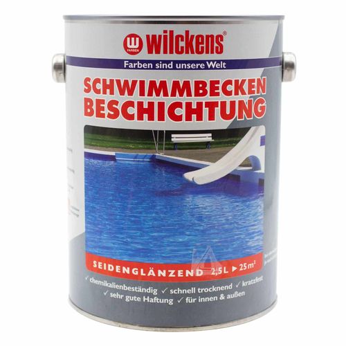 Wilckens Waterproof Paint for Swimming Pools Blue 2,5 litre