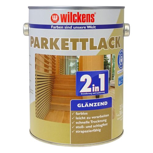 Wilckens 2in1 Parquet Flooring Varnish Lacquer 2,5 litre