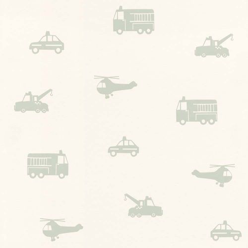 Article picture Kids Wallpaper Cars Helicopter white green Rasch Textil 128856