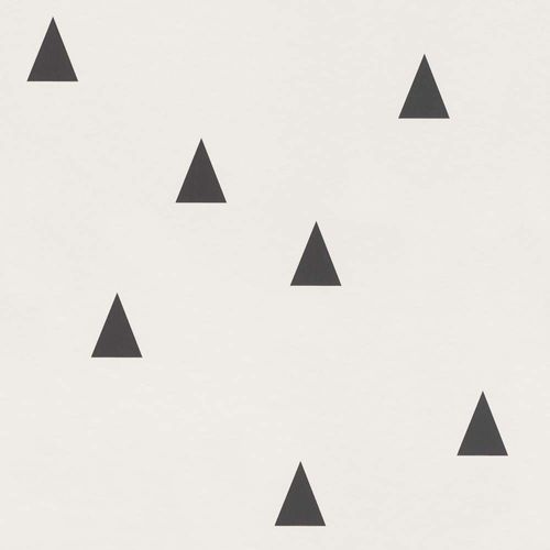 Article picture Kids Wallpaper Triangle white black Rasch Textil 138942