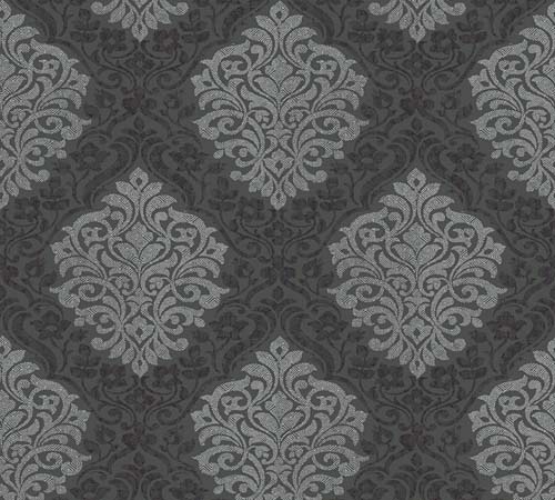 Detail picture Non-Woven Wallpaper Ornament black Architects Paper Alpha 32480-4