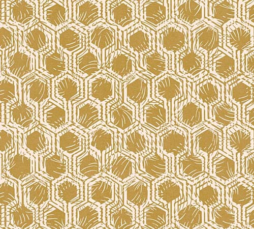 Detail picture Non-Woven Wallpaper combs gold Architects Paper Alpha 33327-3