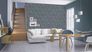 Picture Non-Woven Wallpaper Rasch Mottled Design blue Vanity Fair 524680 4