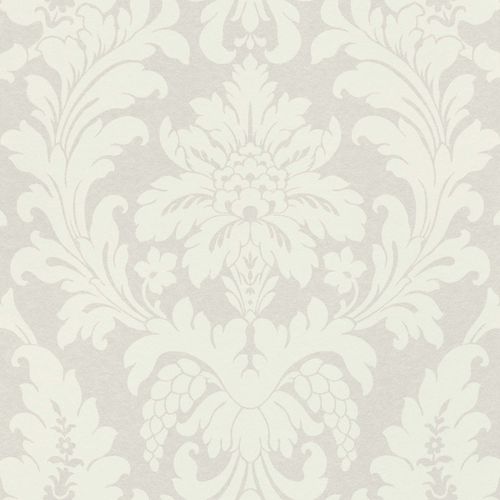 View Non-Woven Wallpaper Rasch Baroque silver Glossy Vanity Fair 525410