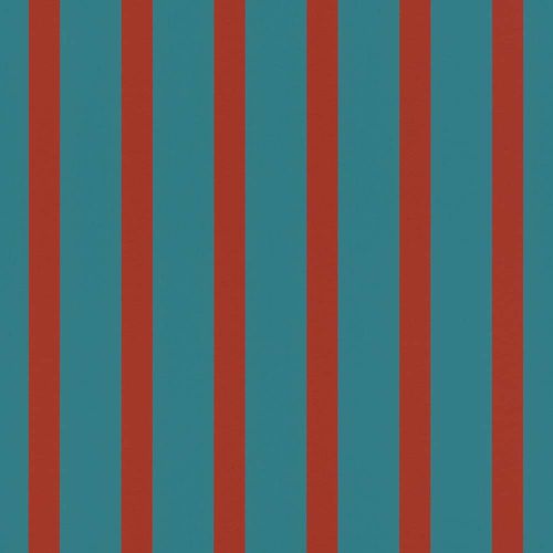 Image Wallpaper Stripes Pattern turquoise red Rasch Textil 289748