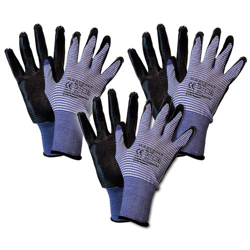 Work Gloves nitrile water resistant Aqua Grip | 2 Sizes