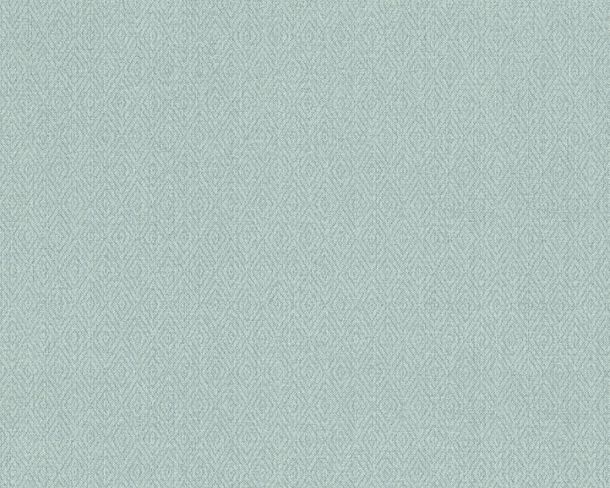 Illustration Non-Woven Wallpaper Diamond Design turqoise livingwalls 36381-4