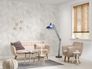 Non-Woven Wallpaper Palm Leaves light grey livingwalls 1
