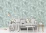 Non-Woven Wallpaper Palm Leaves turqoise 36385-3 5