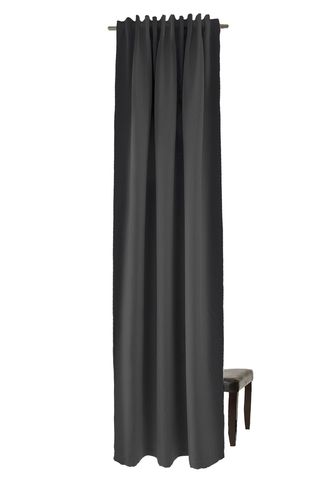 Loop Curtain Drape Plain Galdin blackout anthrazit 5951-50