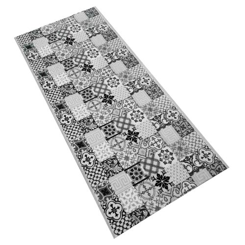 Runner Rug Hallway Runner Non-Slip Tiles Mosaic | washable