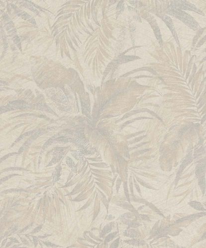 Item Image Non-Woven Wallpaper Floral beige grey Glitter Rasch Textil 229164