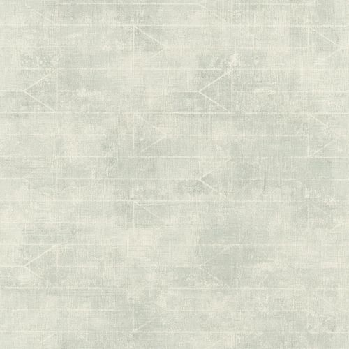 Illustration Non-Woven Wallpaper Rasch Hyde Park triangle graphic grey green white 412024
