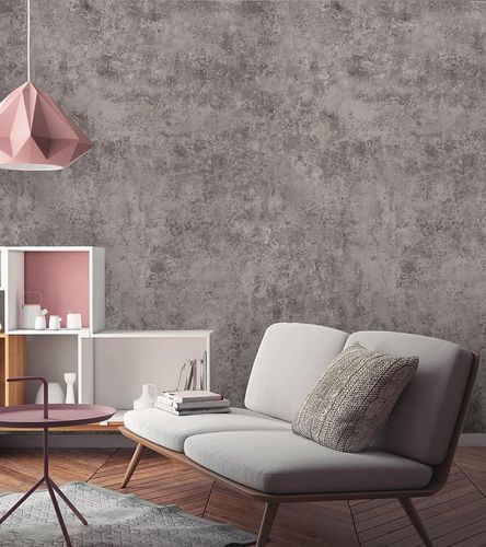 Non-Woven Digital Print Wallpaper concrete stone | MO6001