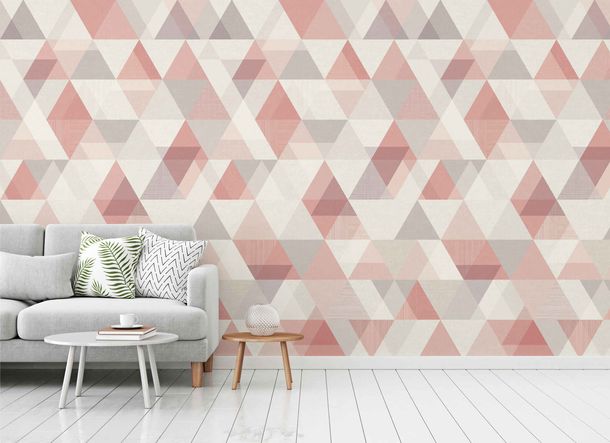 Product Picture Non-Woven Digital Print Photo Wallpaper chevron triangle | IW2402