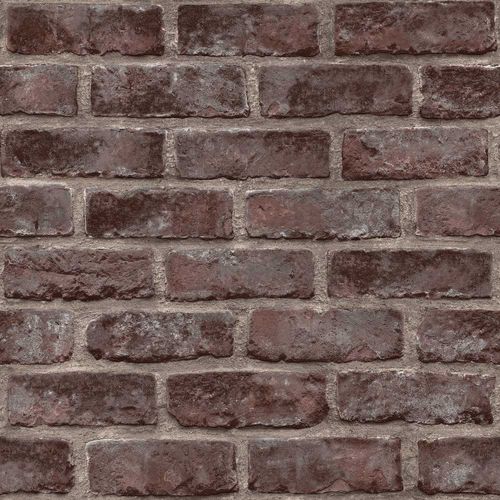 Non-woven wallpaper brick wall stone brown Exposure EP3505