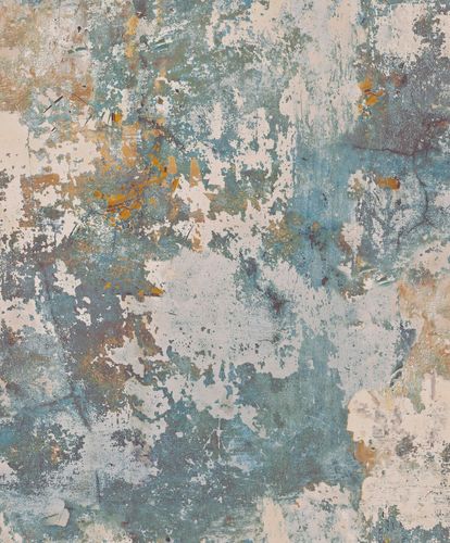 Product picture Non-Woven Wallpaper plaster Vintage green grey GranDeco  EP3001