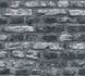 Non-Woven Wallpaper Brick Stonewall grey black 36281-2 1