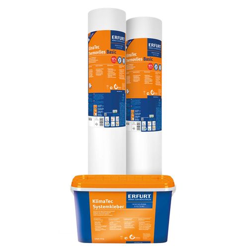 Erfurt KlimaTec Thermo Non-Woven Basic - 2 rolls + glue