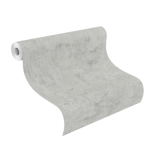 Wallpaper Rasch concrete wall grey 407341