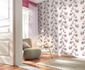 Wallpaper Rasch textured lines red rosa gloss 809077 5